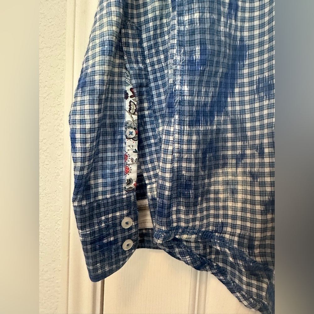 George Roth LA Blue Long sleeved button down, XL - Picture 8 of 13